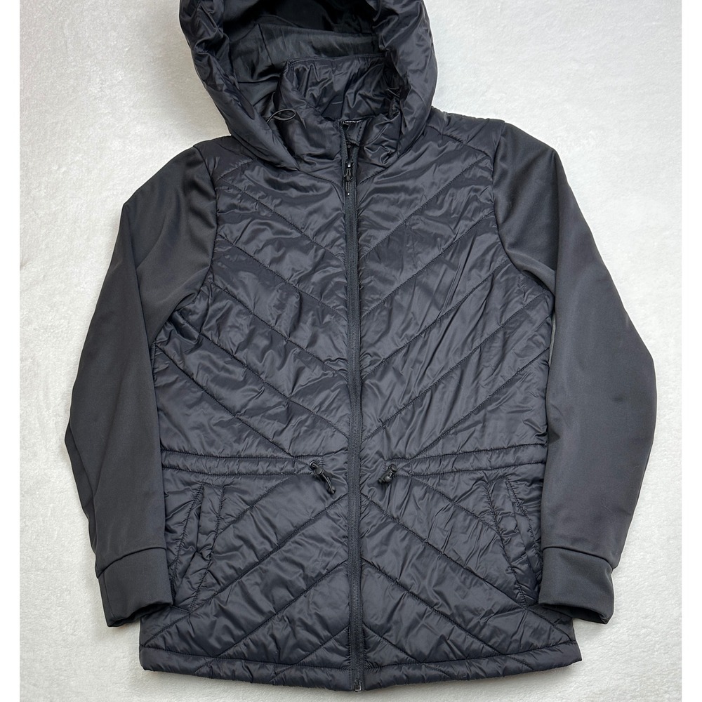 Mondetta Outdoor Project Girls Hooded‎ Puffer Jacket Black Size S/P